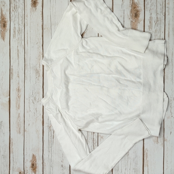 Cat & Jack White Rhinestone Cardigan Girls L - Picture 6 of 6